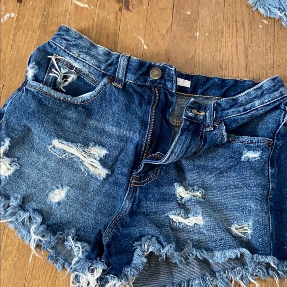 Zara high waisted shorts